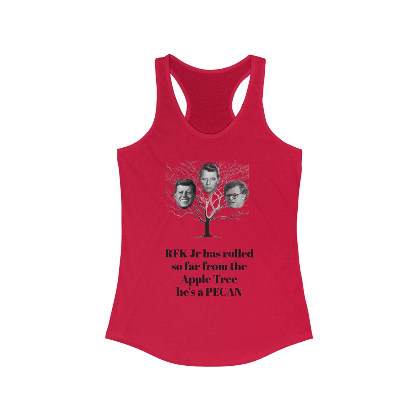 RFK Jr Is A Pecan Women's Racerback Tank top