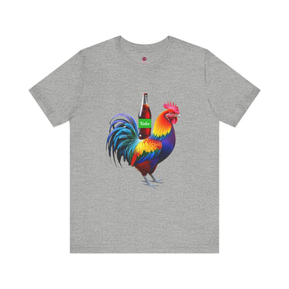 Colorful Koke On The Cock Graphic Unisex Tee-Pride