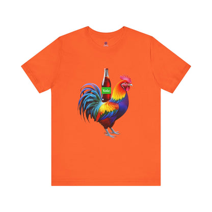 Colorful Koke On The Cock Graphic Unisex Tee-Pride