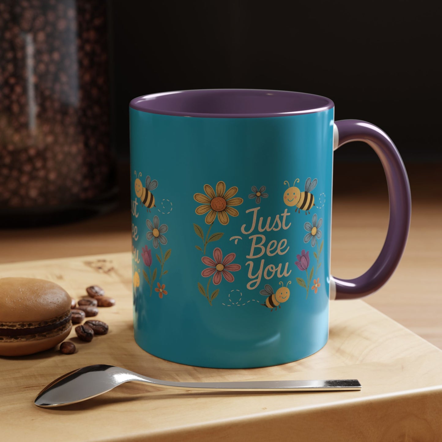 Just Bee You Ceramic Coffee Mug | Inspirational Mug for Tea Lovers, Gift for Friends, Pride Mug