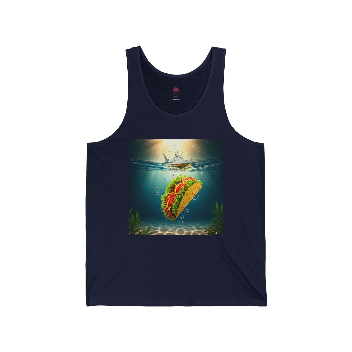 Taco Underwater Design - Opposition Graphic  Unisex Tank Top