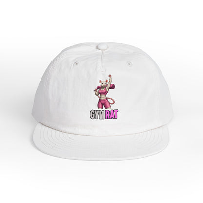 Gym Rat Surf Cap, Fun Baseball Hat, Casual Summer Accessory, Gym Accessory, Active Lifestyle Hat