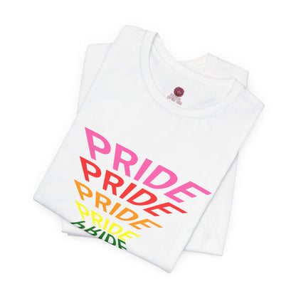 "Pride" Graphic Tee, Unisex Pride Shirt, LGBTQ+ Awareness Top