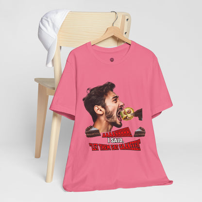 Funny Let Them Eat Cake Tee, Unisex Jersey T-Shirt, Humorous Gift
