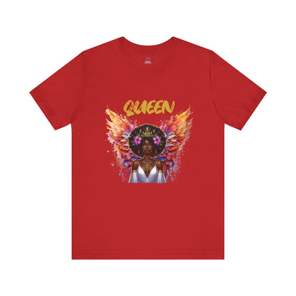 Queen Unisex Short sleeve Jersey Tee - Empowering Graphic Tee for Confident Women