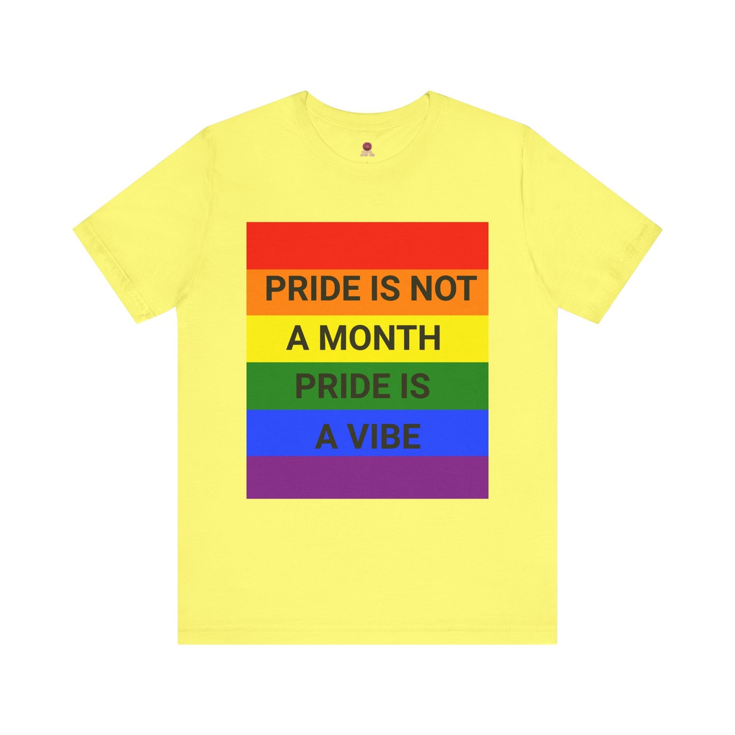 Pride Vibe Unisex Graphic T-Shirt, LGBTQ+ Pride Month Apparel, Rainbow Pride Clothing