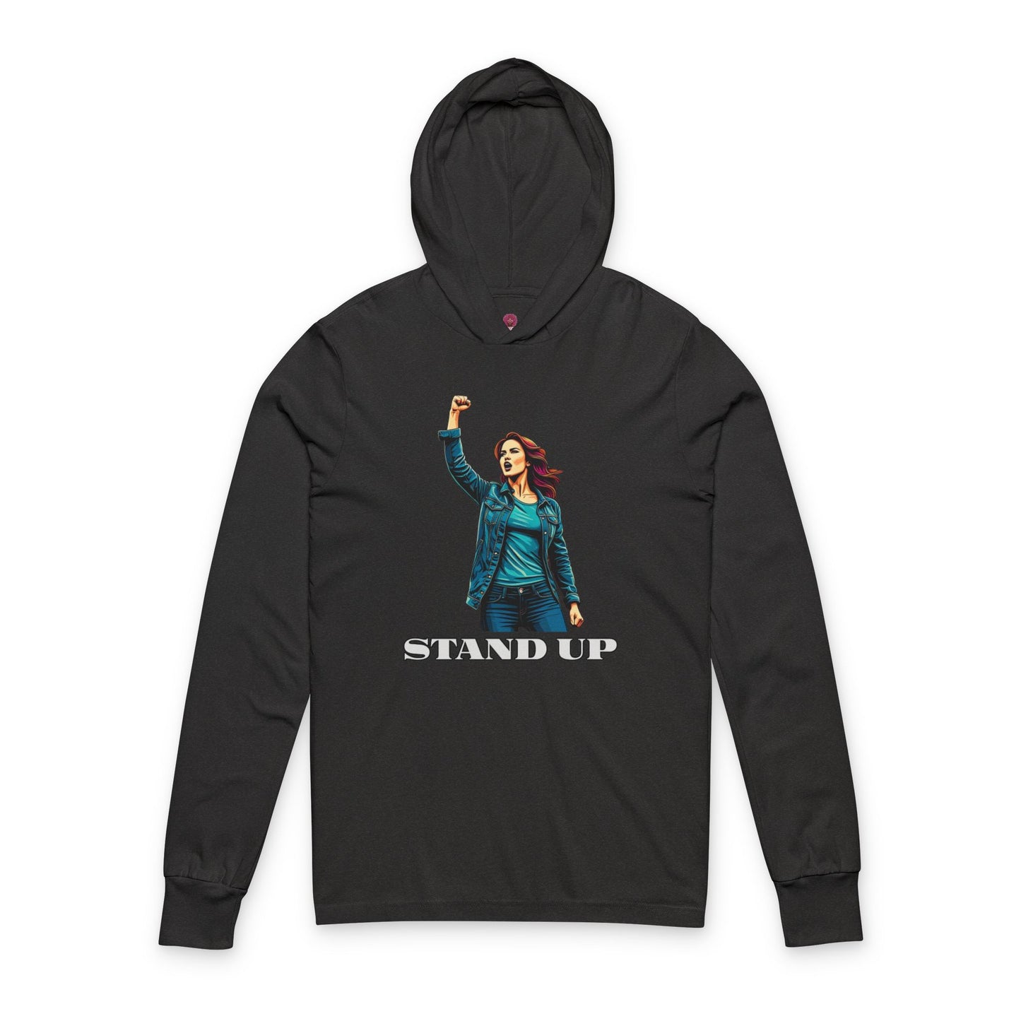 Empowerment Joins Unisex Long Sleeve Hoodrd  Tee - "Stand Up" & "We Will Stand Behind You"