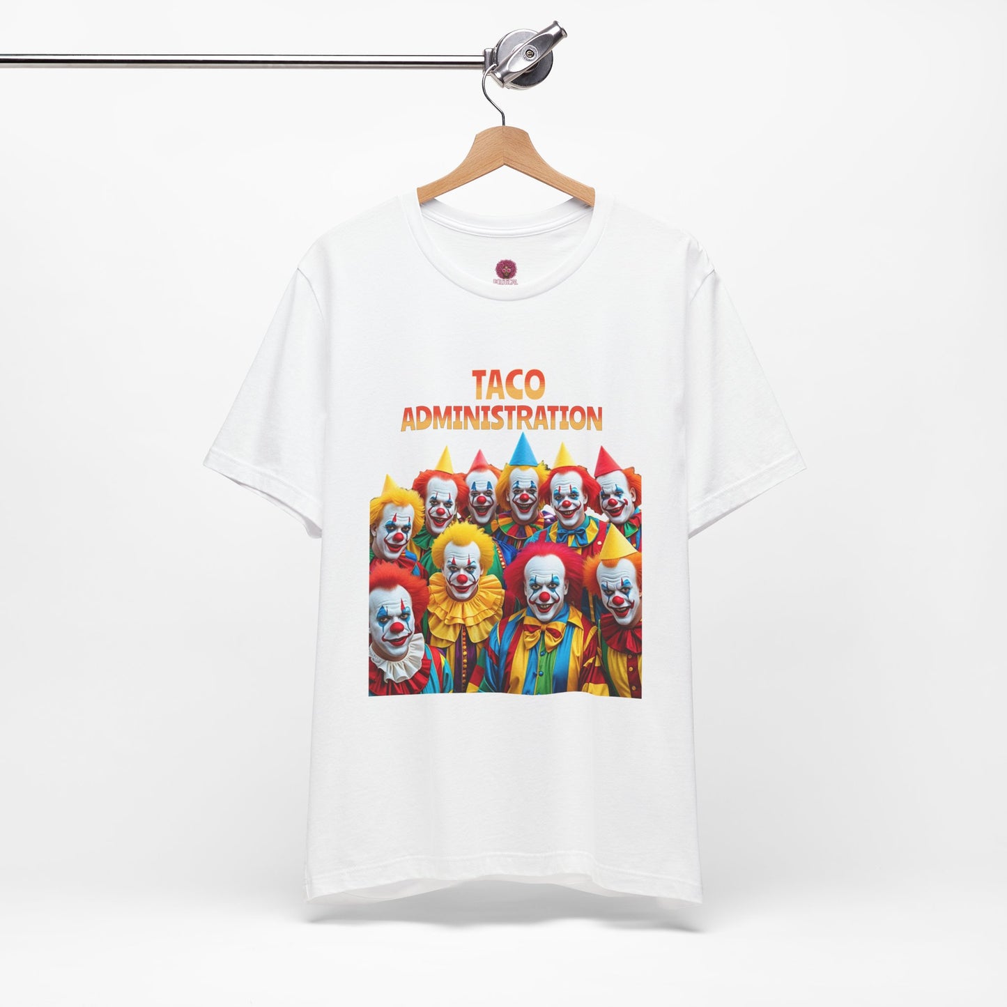Funny Taco Administration Clown, Unisex Graphic Tee