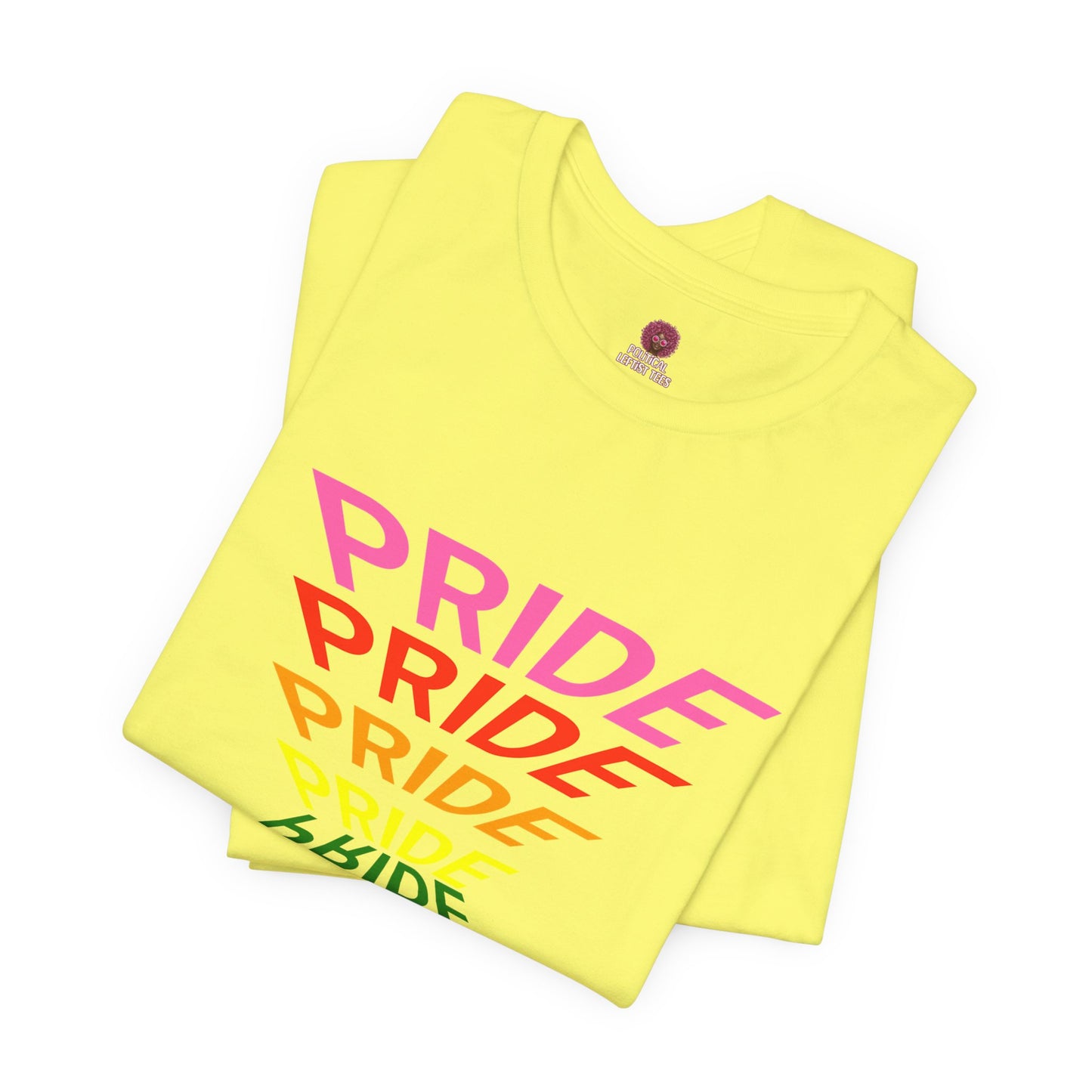 "Pride" Graphic Tee, Unisex Pride Shirt, LGBTQ+ Awareness Top