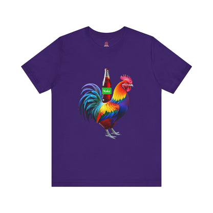Colorful Koke On The Cock Graphic Unisex Tee-Pride