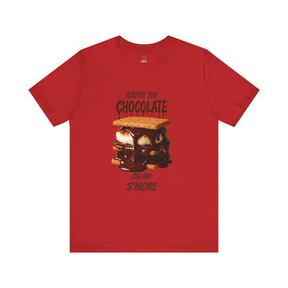 You're the Chocolate On My S'more Unisex Tee |Gift for Foodies, or Campfire Nights
