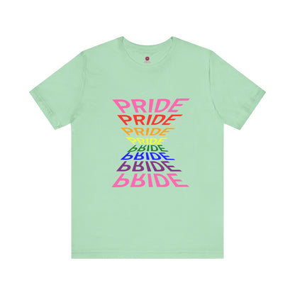 "Pride" Graphic Tee, Unisex Pride Shirt, LGBTQ+ Awareness Top