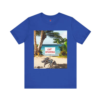 Eat Oysters Graphic Tee — Retro Seafood Vintage Shellfish T-Shirt