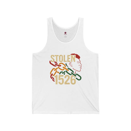 'Stolen 1526' Design, Casual Streetwear, Unisex Tank Top, Empowerment Fashion