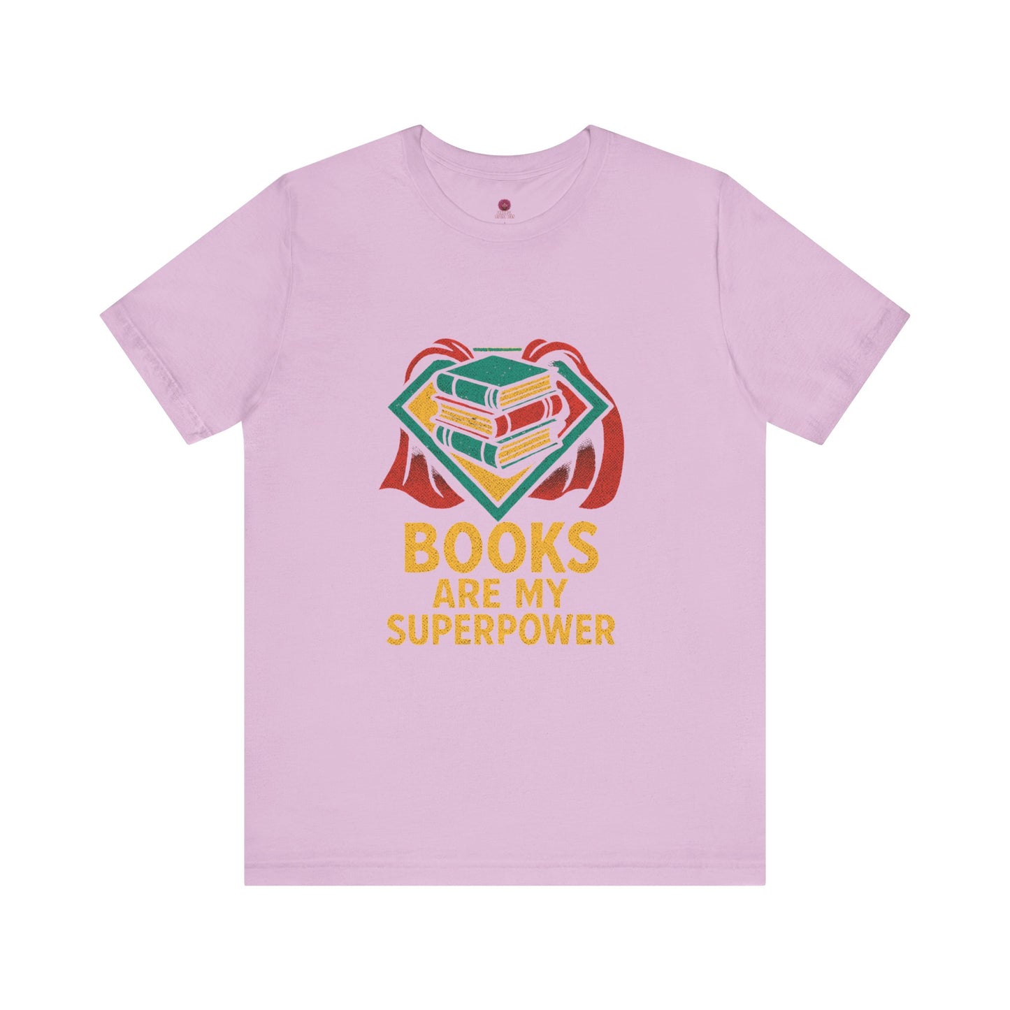 Superpower Book Lover Tee, Unisex T-Shirt for Readers, Gifts for Bookworms, Teachers, Reading Enthusiast