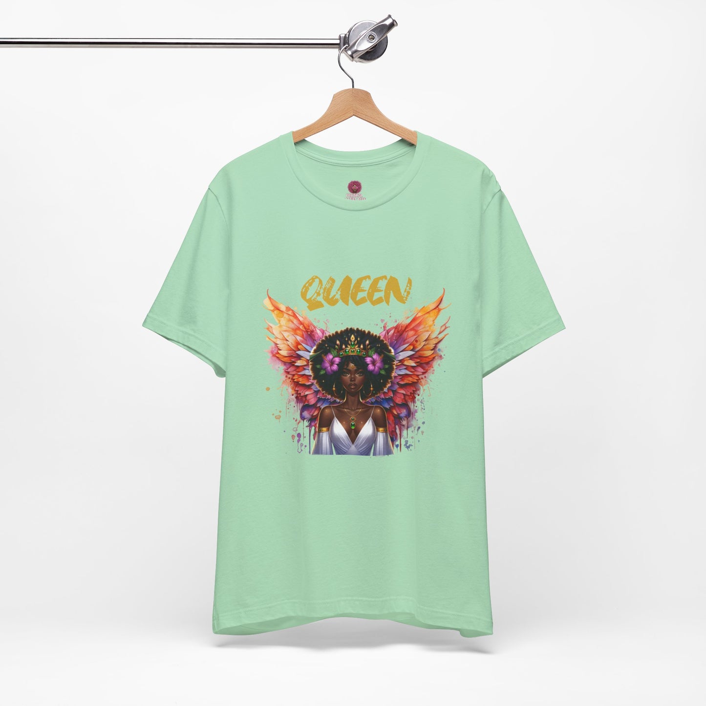 Queen Unisex Short sleeve Jersey Tee - Empowering Graphic Tee for Confident Women
