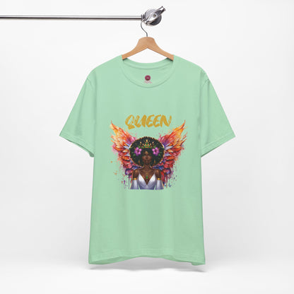 Queen Unisex Short sleeve Jersey Tee - Empowering Graphic Tee for Confident Women