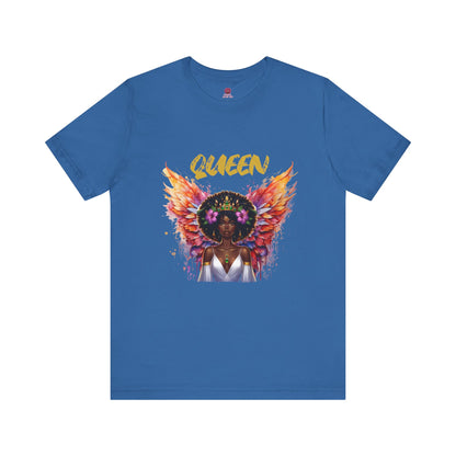 Queen Unisex Short sleeve Jersey Tee - Empowering Graphic Tee for Confident Women