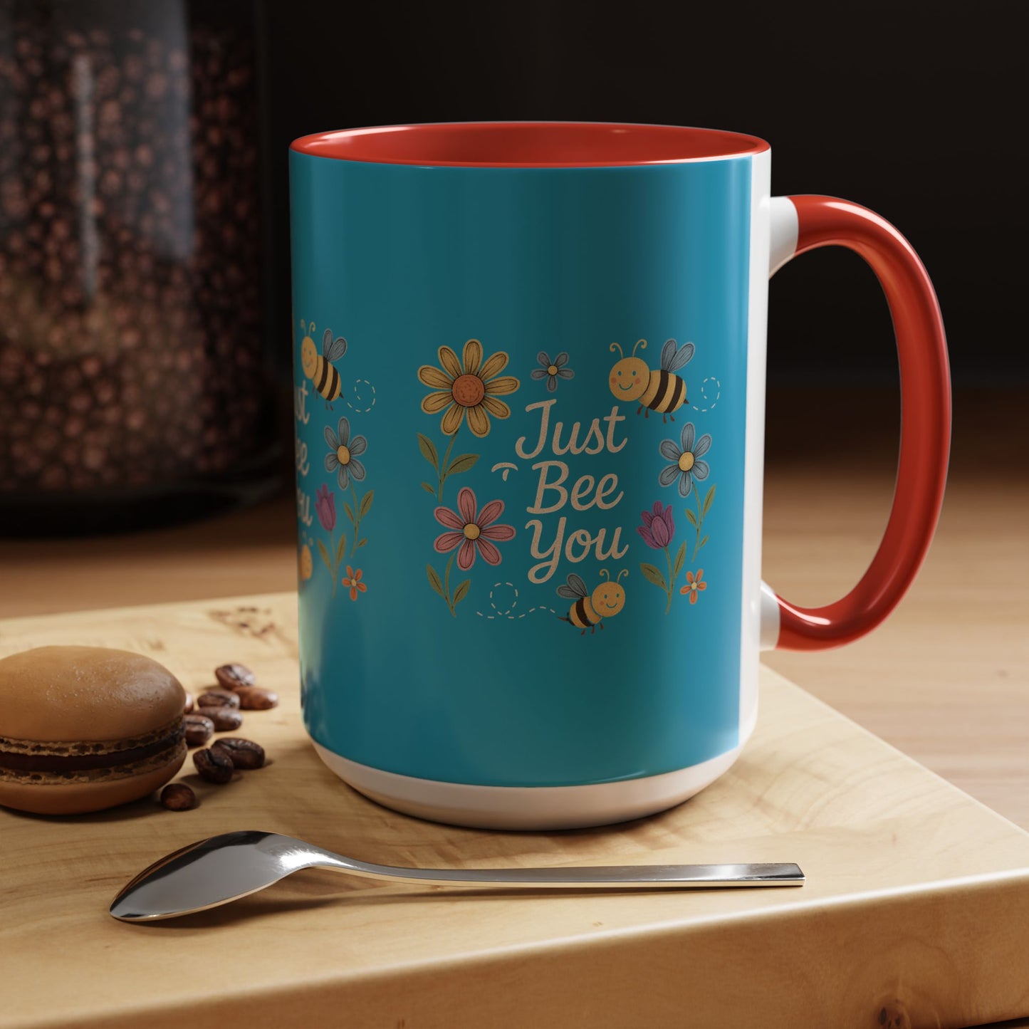 Just Bee You Ceramic Coffee Mug | Inspirational Mug for Tea Lovers, Gift for Friends, Pride Mug