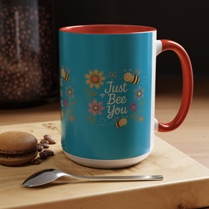Just Bee You Ceramic Coffee Mug | Inspirational Mug for Tea Lovers, Gift for Friends, Pride Mug