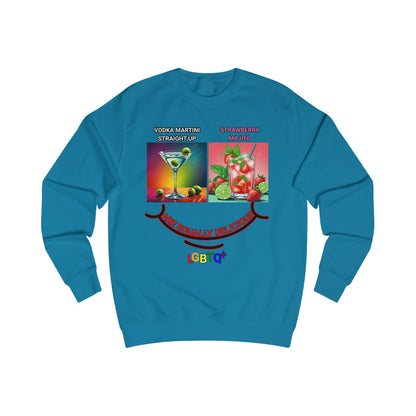 LGBTQ+ All Equally Delicious Cocktails Sweatshirt - Fun PrideChicago win Celebrations