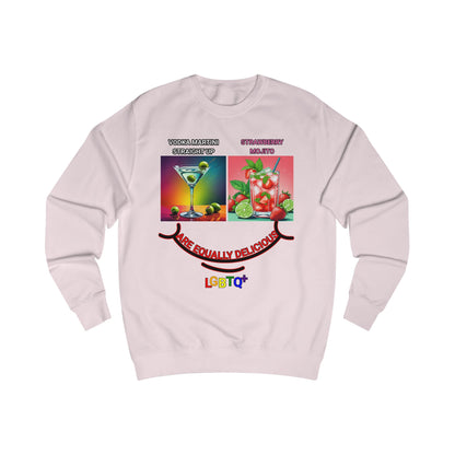 LGBTQ+ All Equally Delicious Cocktails Sweatshirt - Fun PrideChicago win Celebrations