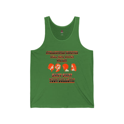 'Intellectually Educated Women Sniff Your Bullshit' Unisex Graphic Tee - Perfect for Feminists, Book Lovers, Gift for Her