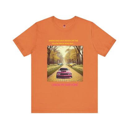 I Know My Way Home Unisex Graphic Tee - Vintage Car Design