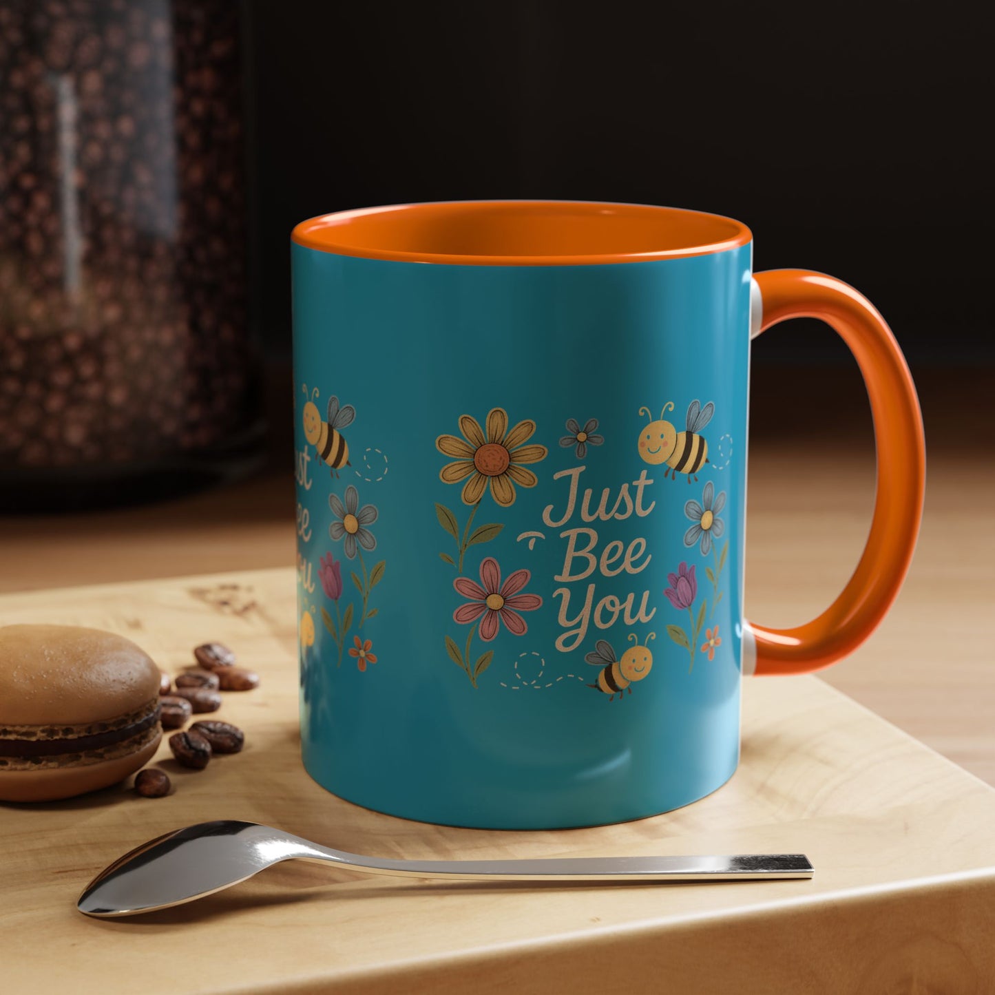 Just Bee You Ceramic Coffee Mug | Inspirational Mug for Tea Lovers, Gift for Friends, Pride Mug