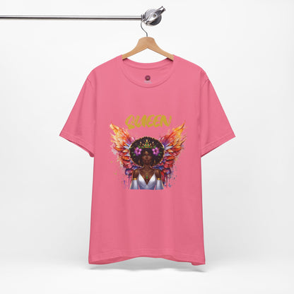 Queen Unisex Short sleeve Jersey Tee - Empowering Graphic Tee for Confident Women