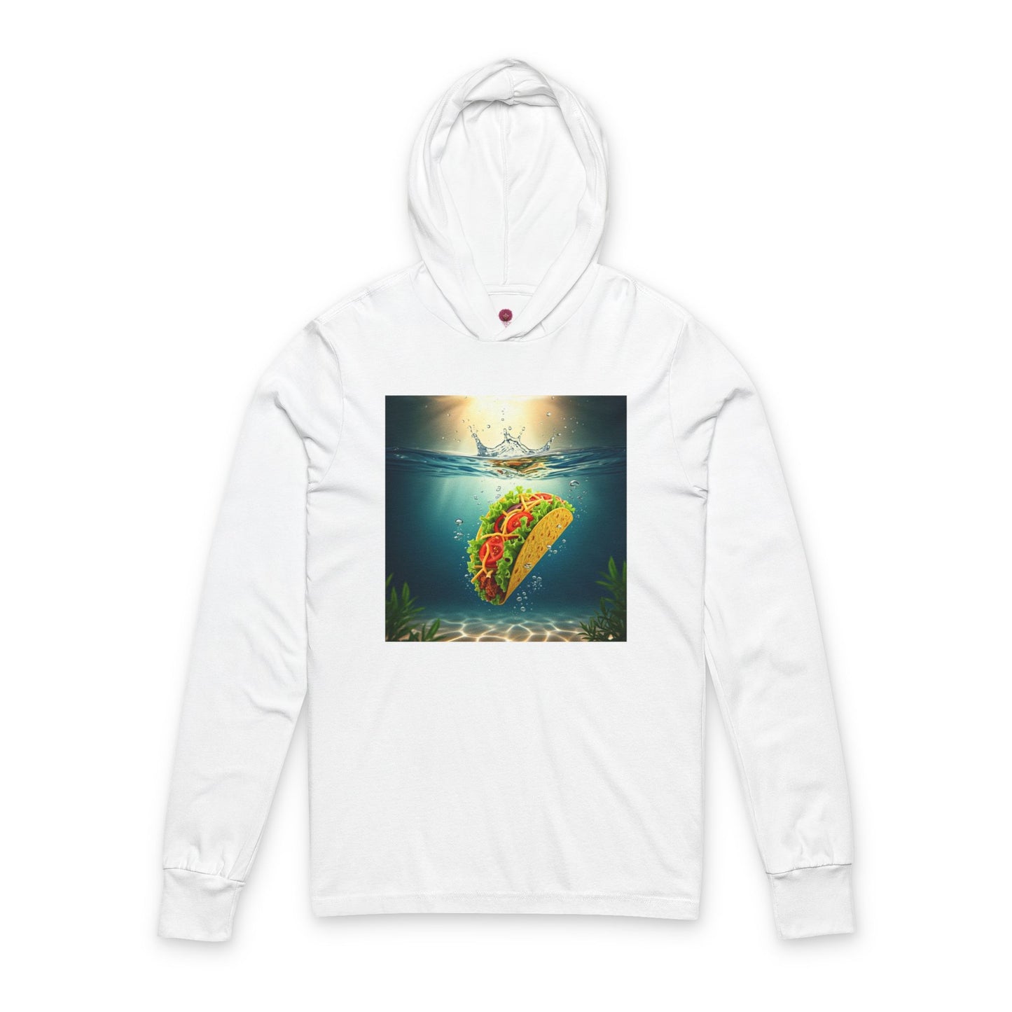 Taco Underwater Design - Unisex Opposition Graphic Long Sleeve Hooded Tee