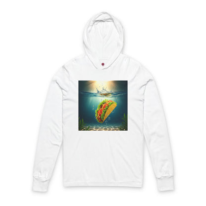 Taco Underwater Design - Unisex Opposition Graphic Long Sleeve Hooded Tee