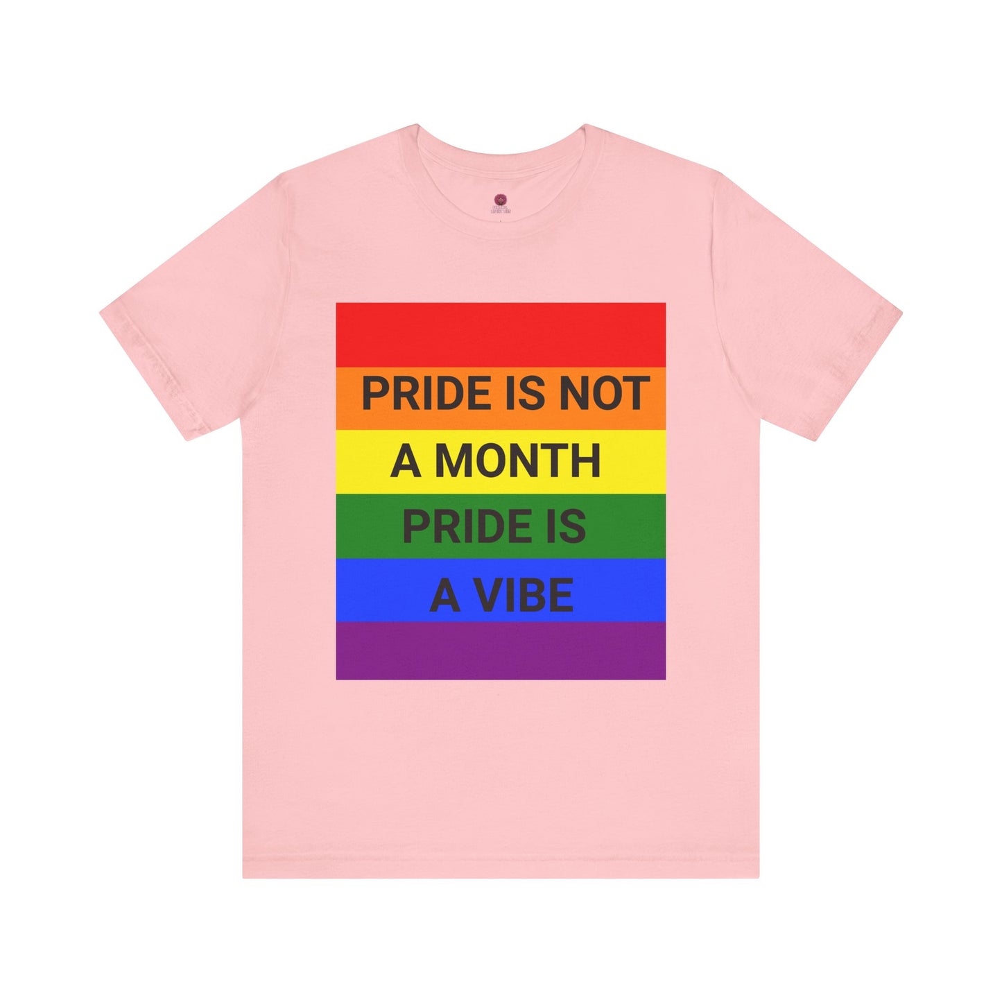 Pride Vibe Unisex Graphic T-Shirt, LGBTQ+ Pride Month Apparel, Rainbow Pride Clothing