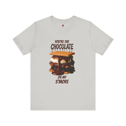 You're the Chocolate On My S'more Unisex Tee |Gift for Foodies, or Campfire Nights
