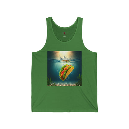Taco Underwater Design - Opposition Graphic  Unisex Tank Top