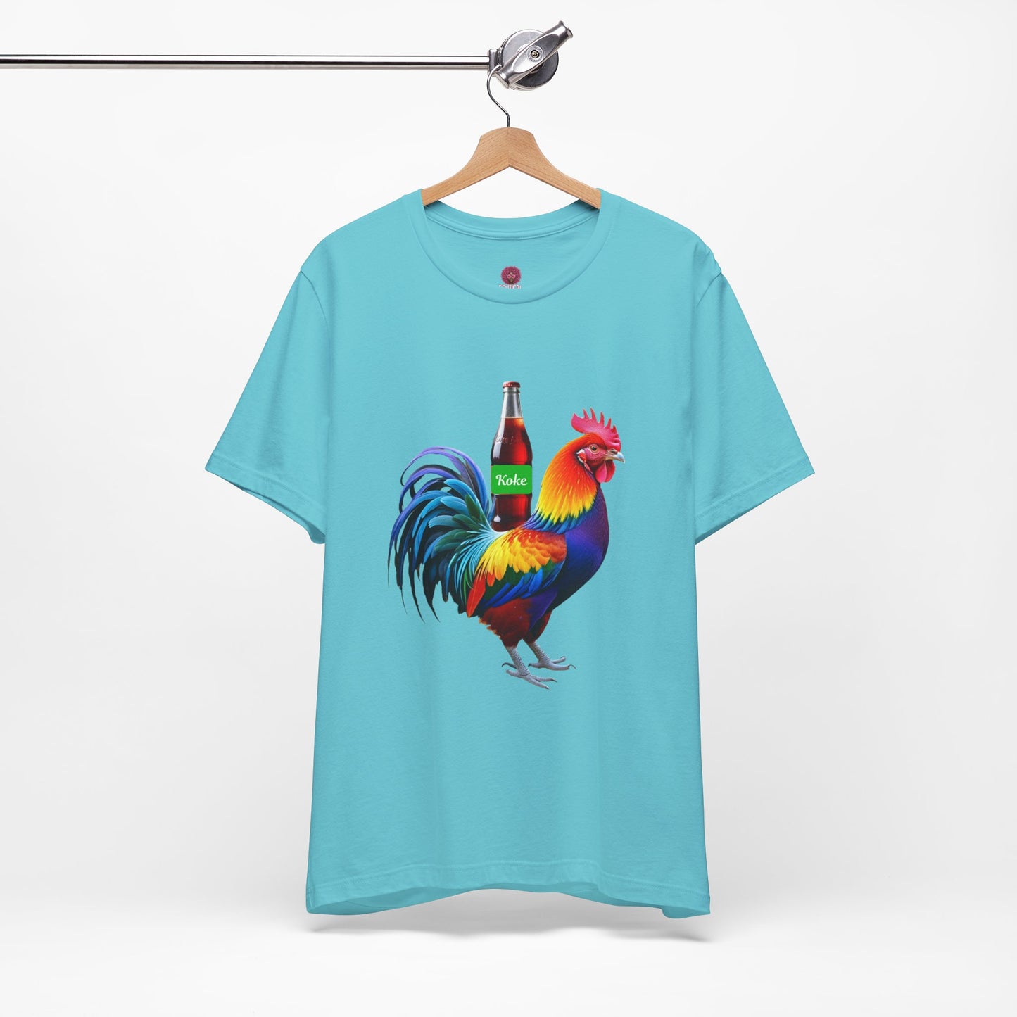 Colorful Koke On The Cock Graphic Unisex Tee-Pride