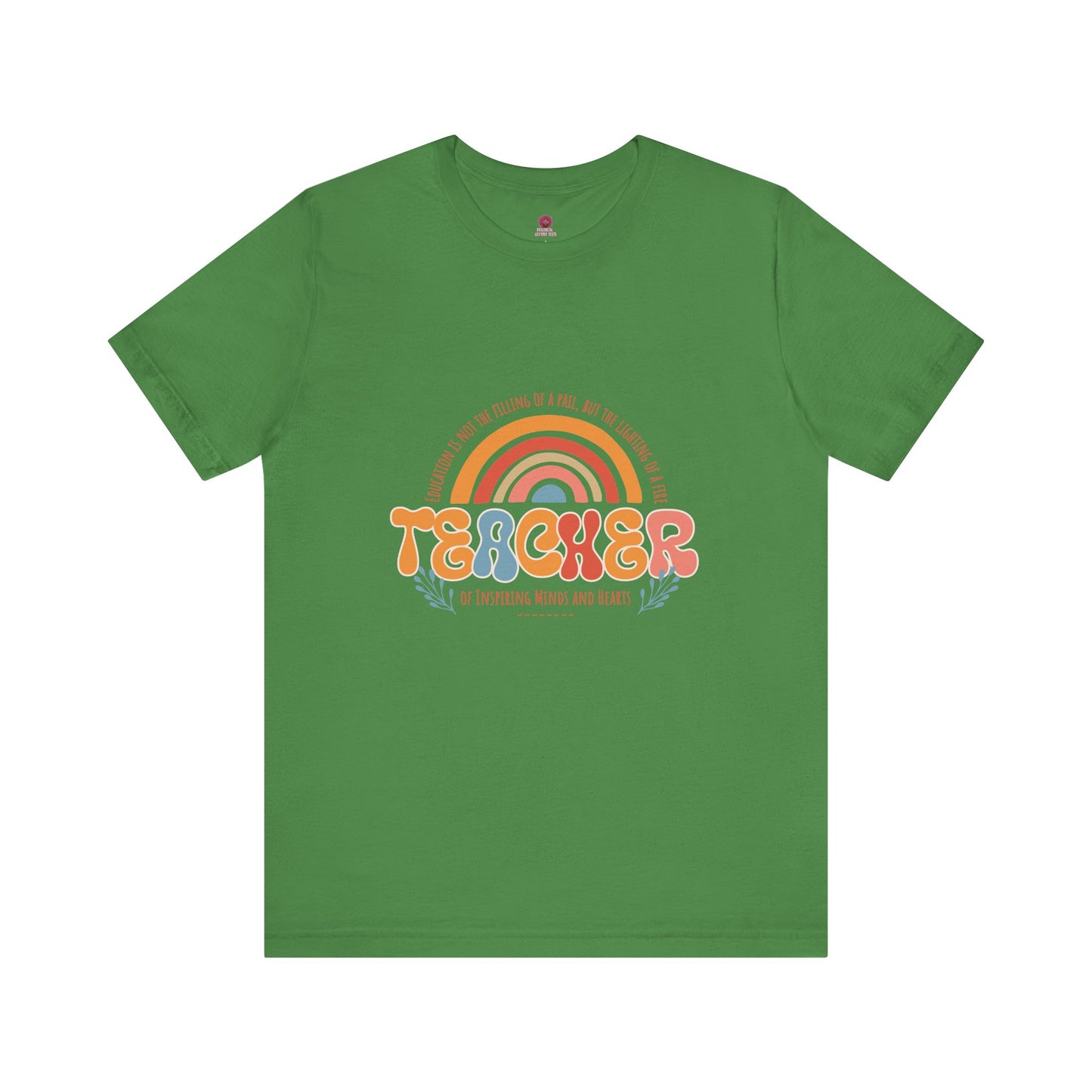 Teacher Appreciation Rainbow Tee, Teacher Gift, Unisex Graphic Shirt, Cute Teacher T-Shirt, Back to School Apparel