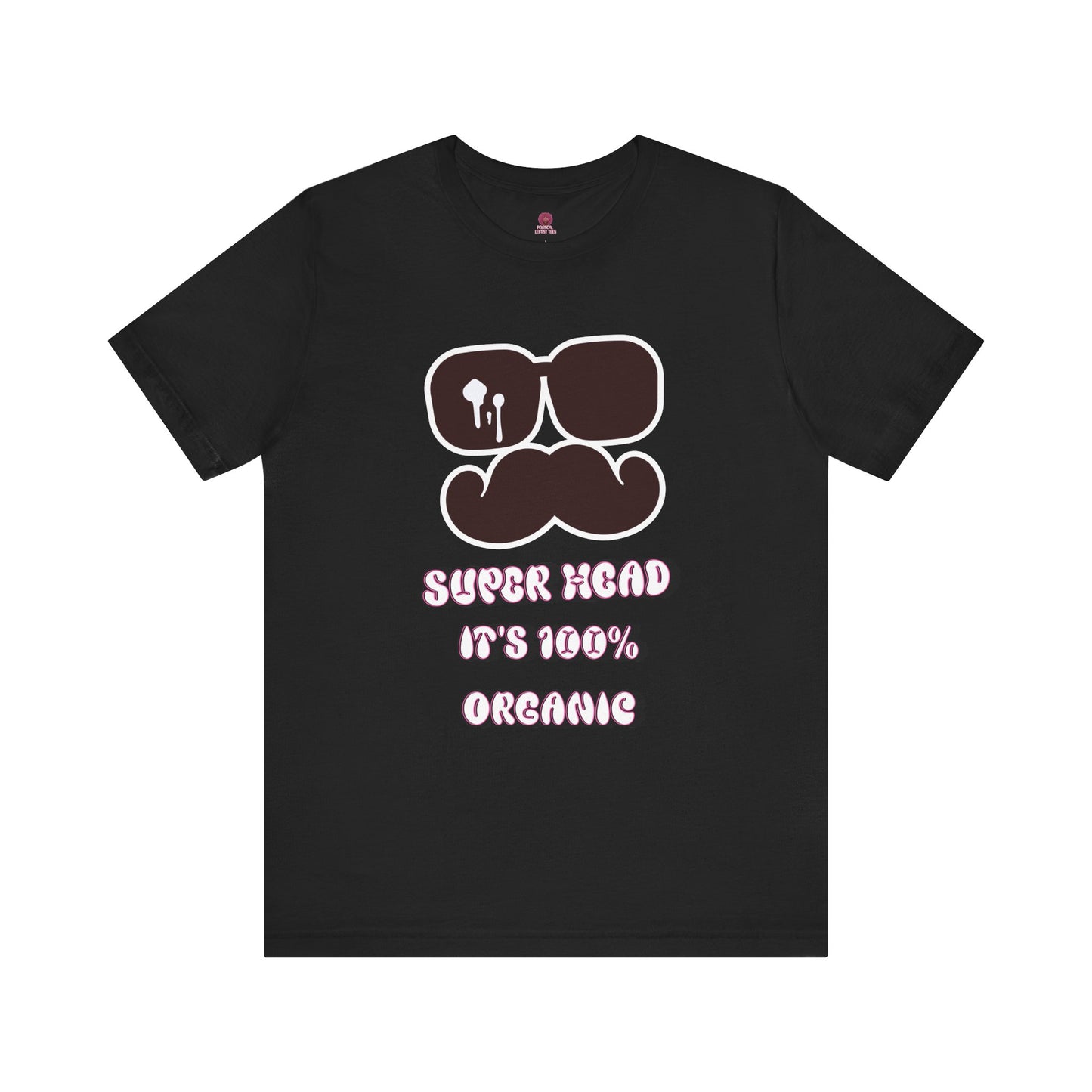 Organic Super Head Boyz Unisex T-Shirt for Fun-Loving Friends, Gifts for Birthdays, Retro Funny Tee for Parties