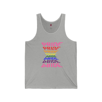 "Pride" Graphic Tank Top, Unisex Pride Shirt, LGBTQ+ Awareness Top