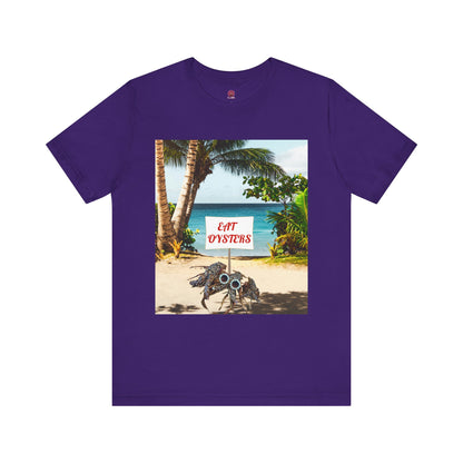 Eat Oysters Graphic Tee — Retro Seafood Vintage Shellfish T-Shirt