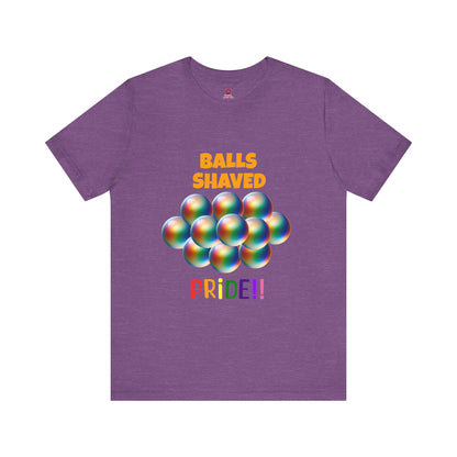 Humorous Pride Short Sleeve Tee - Balls Shaved