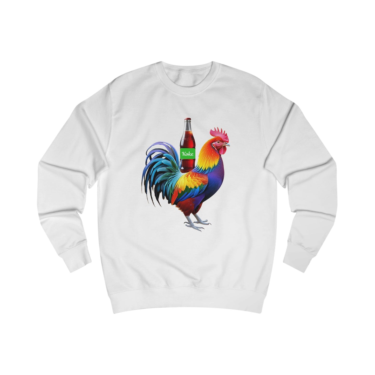 Colorful Koke On The Cock Graphic Unisex Sweatshirt