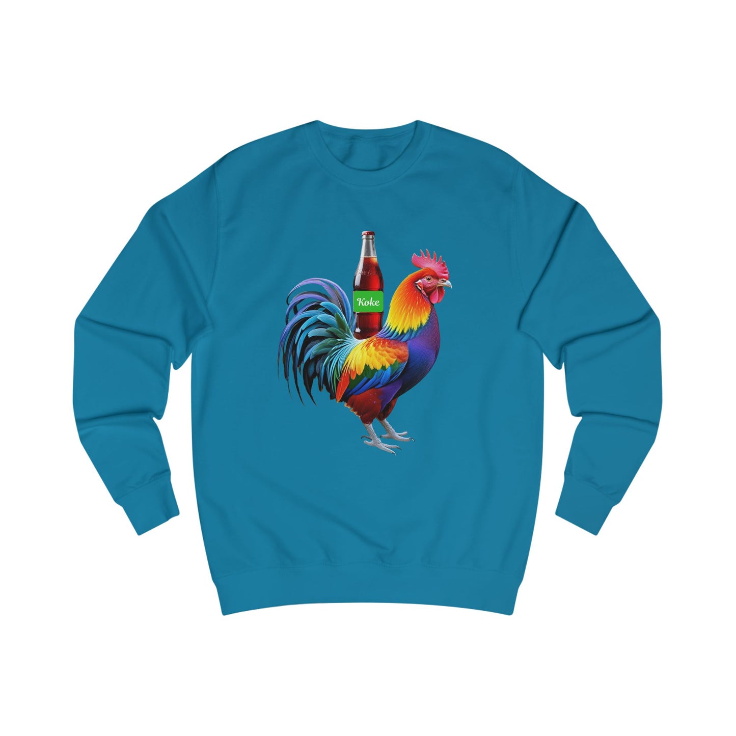 Colorful Koke On The Cock Graphic Unisex Sweatshirt