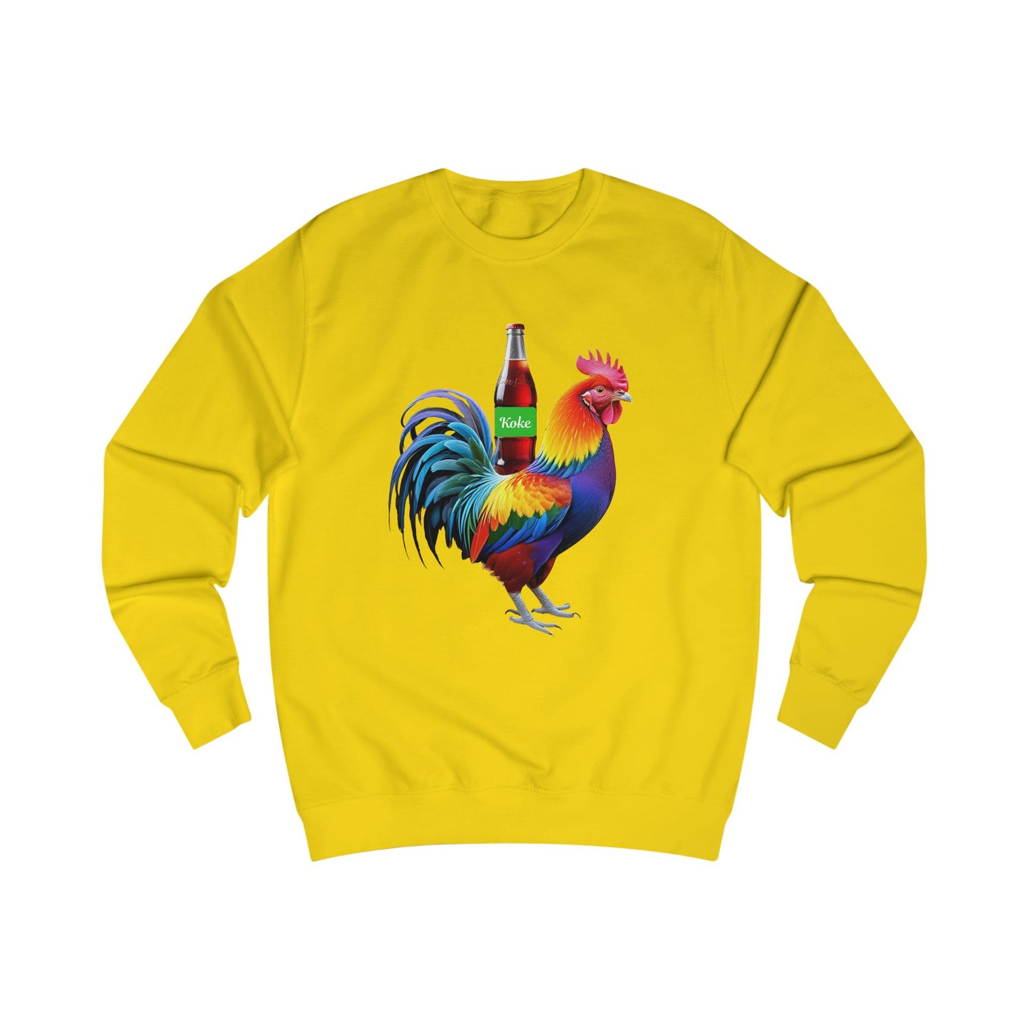 Colorful Koke On The Cock Graphic Unisex Sweatshirt