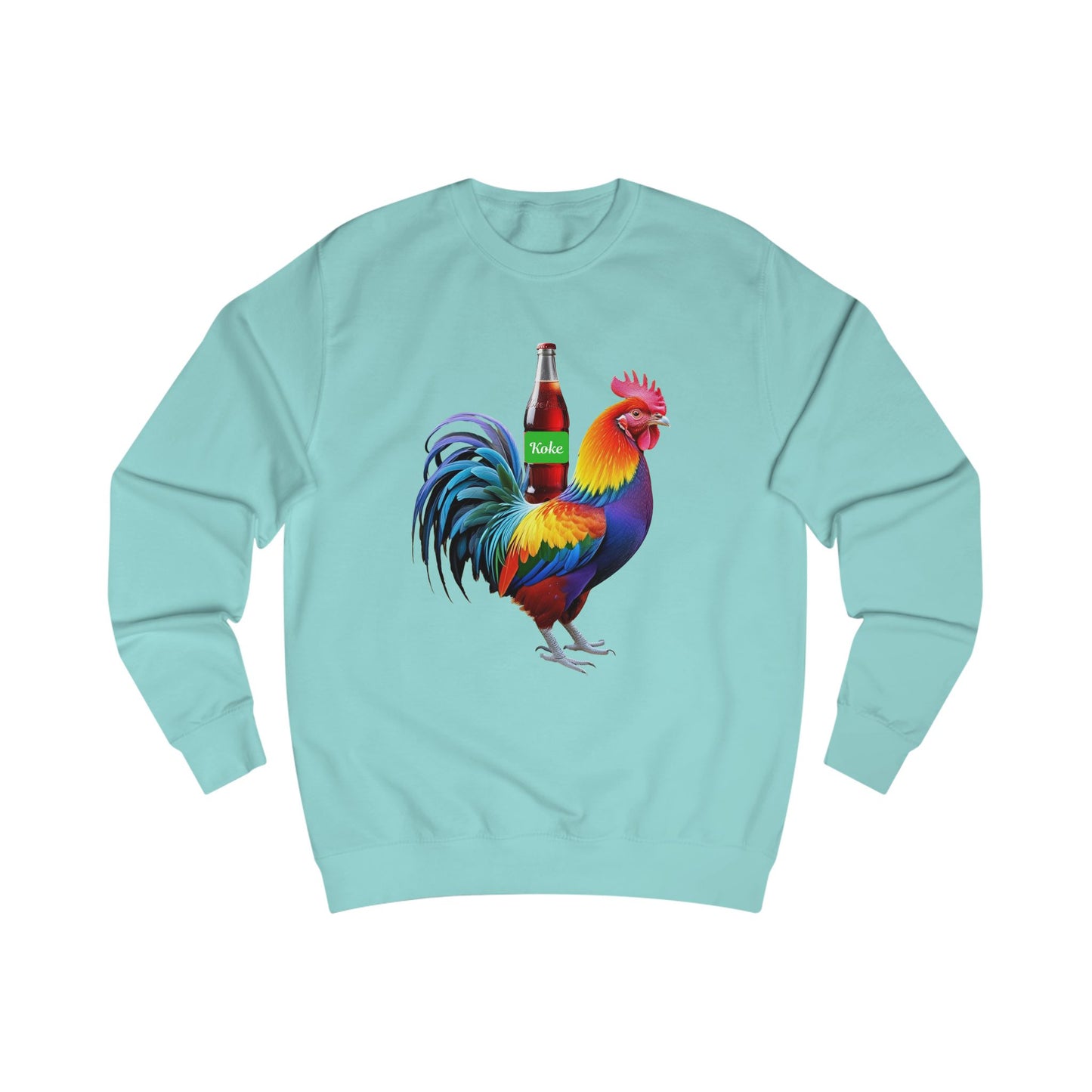 Colorful Koke On The Cock Graphic Unisex Sweatshirt