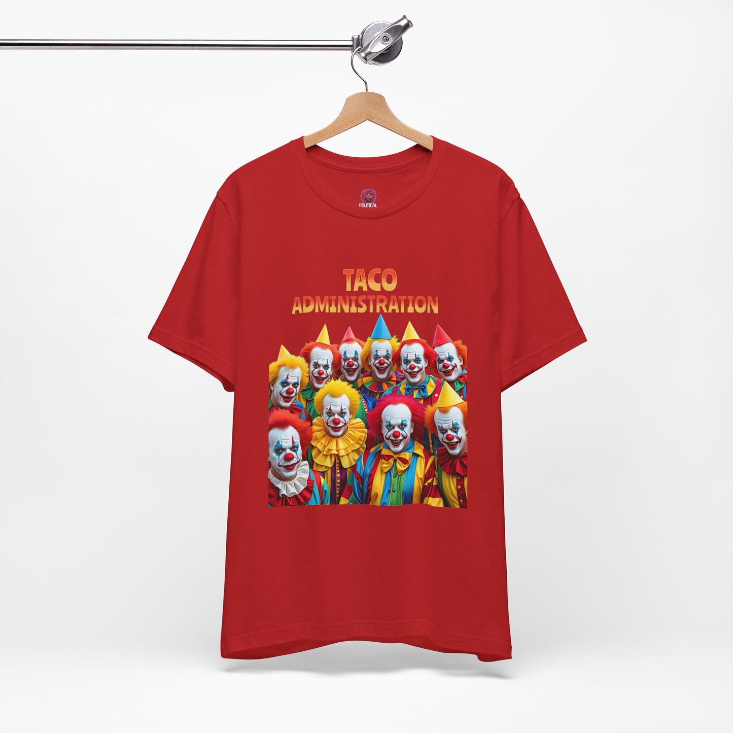 Funny Taco Administration Clown, Unisex Graphic Tee