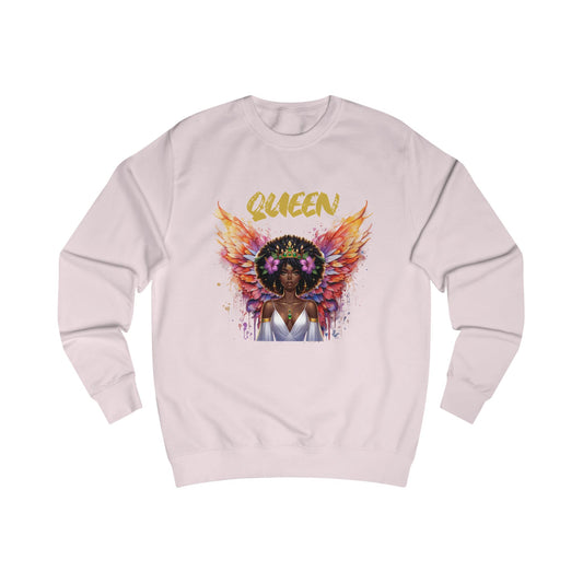 Queen Unisex Swearshirt - Empowering Graphic Tee for Confident Women