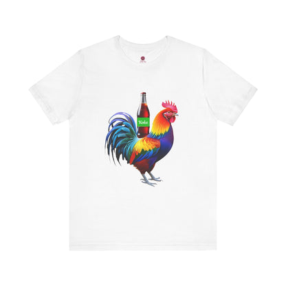 Colorful Koke On The Cock Graphic Unisex Tee-Pride