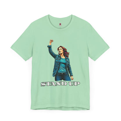 Empowerment Joins Unisex Tee - "Stand Up" & "We Will Stand Behind You" Back & Front