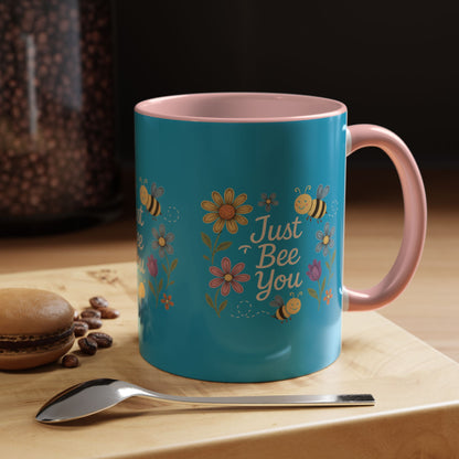 Just Bee You Ceramic Coffee Mug | Inspirational Mug for Tea Lovers, Gift for Friends, Pride Mug
